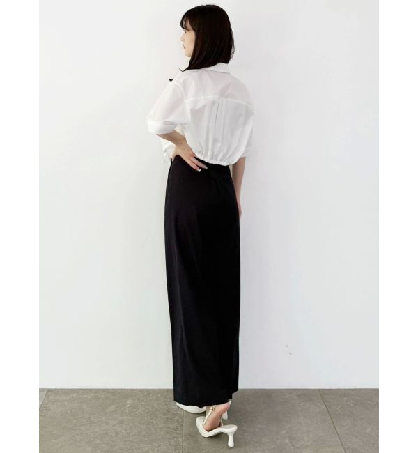 MERCURYDUO「ドロストヘムベアセットシャツ」|シャツ・ブラウス|