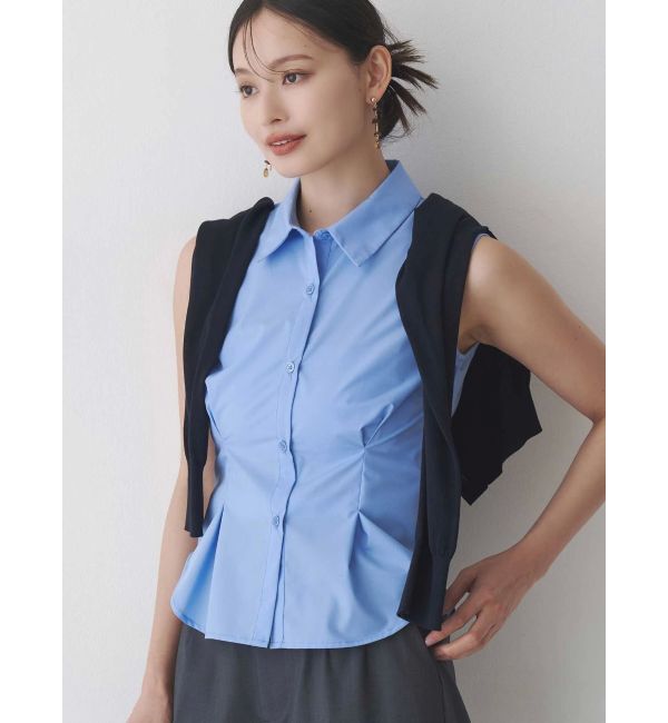 MERCURYDUO「カーデセットノースリシャツ」|シャツ・ブラウス|