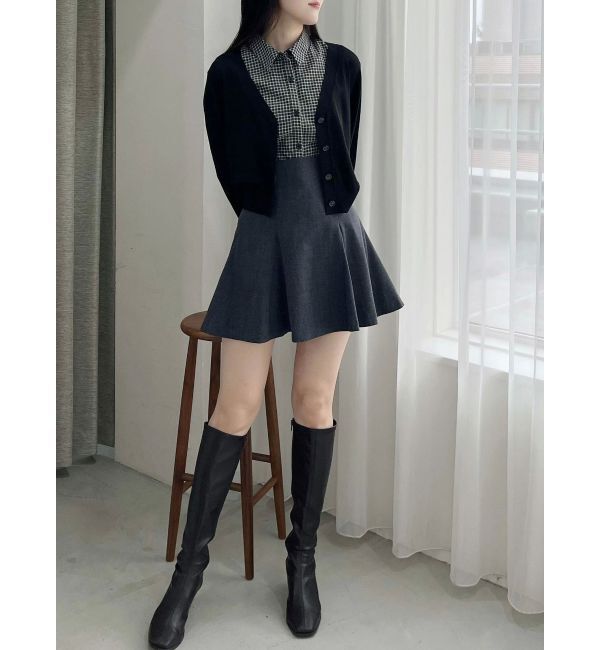 MERCURYDUO「カーデセットノースリシャツ」|シャツ・ブラウス|