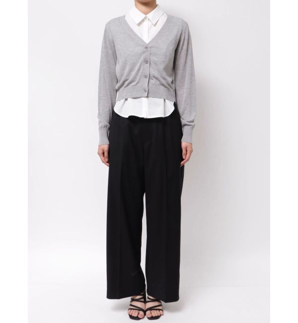 MERCURYDUO「カーデセットノースリシャツ」|シャツ・ブラウス|