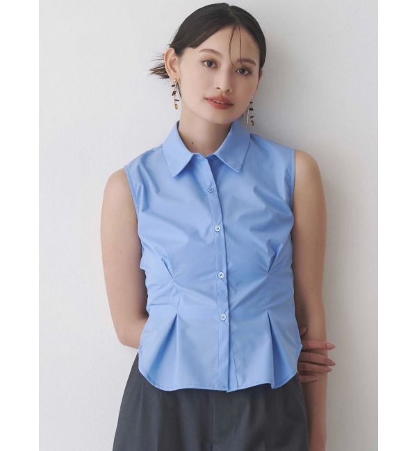 MERCURYDUO「カーデセットノースリシャツ」|シャツ・ブラウス|