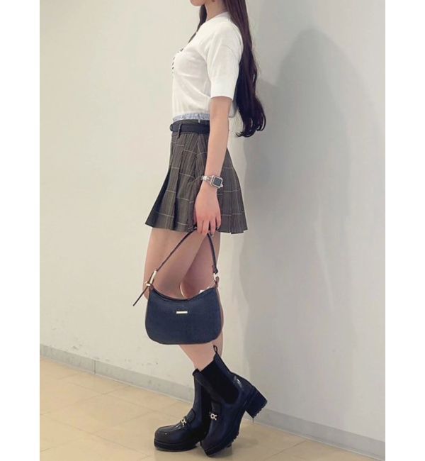 MERCURYDUO「カレッジロゴプリントニット」|ニット・セーター|