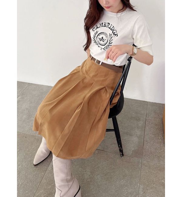 MERCURYDUO「カレッジロゴプリントニット」|ニット・セーター|