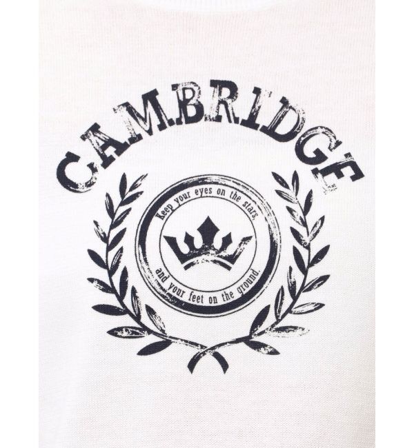 MERCURYDUO「カレッジロゴプリントニット」|ニット・セーター|