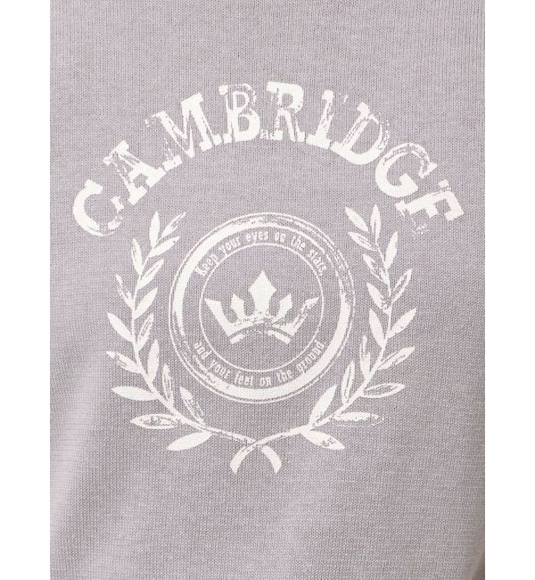 MERCURYDUO「カレッジロゴプリントニット」|ニット・セーター|