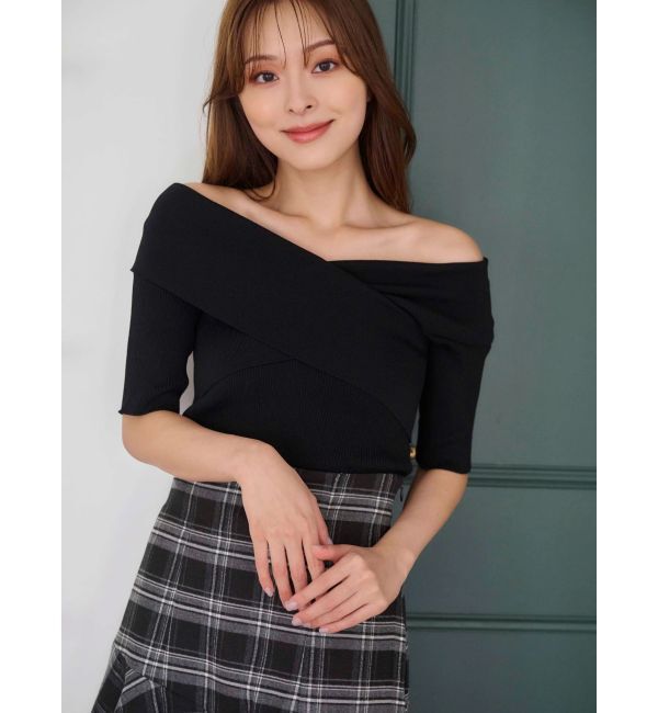 MERCURYDUO「クロスニット」|ニット・セーター|