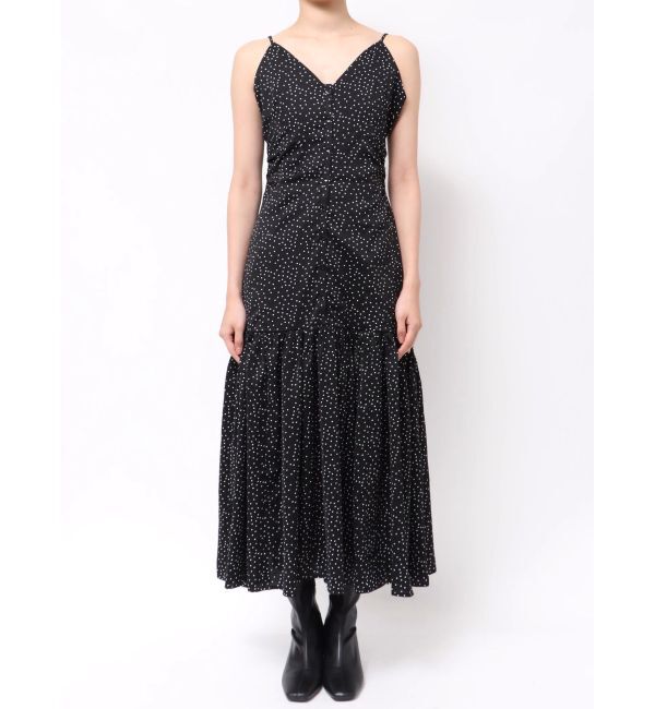 MERCURYDUO「ドットプリントナローワンピース」|ワンピース|