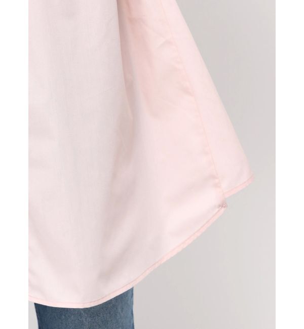 MERCURYDUO「シャーリングZIPビスチェセットシャツ」|シャツ・ブラウス|