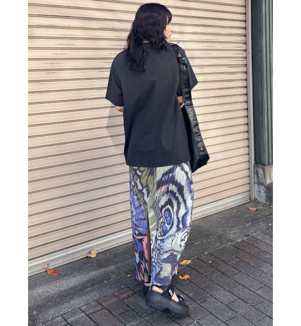 MURUA「バタフライパターンナロースカート」|スカート|