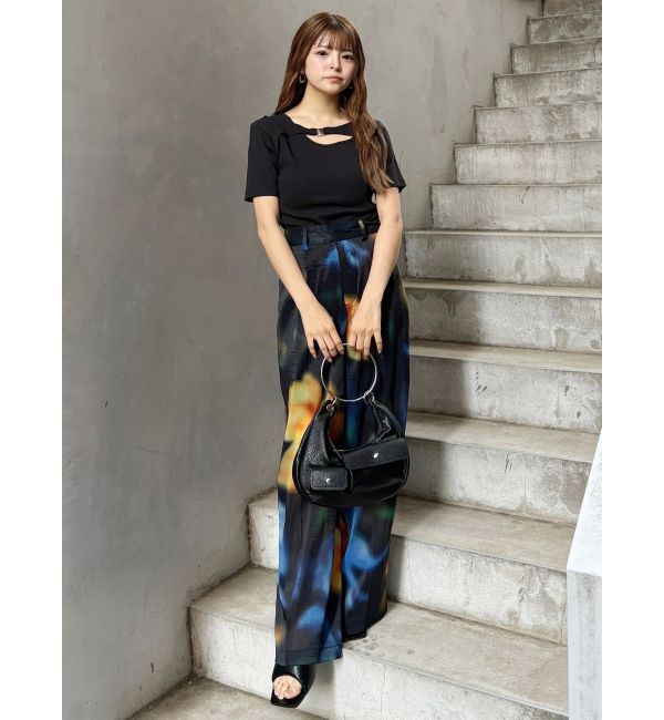 MURUA「フロントパーツレイヤードトップス」|Tシャツ・カットソー|