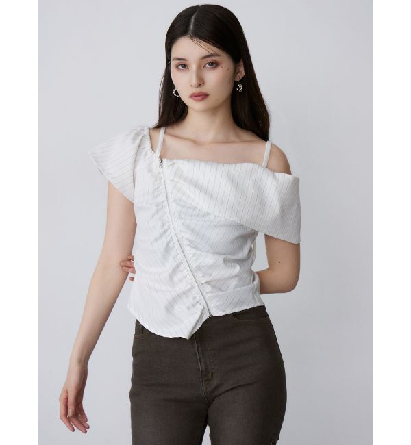 MURUA「オフショルシャーリングシャツ」|シャツ・ブラウス|