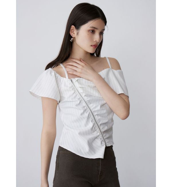 MURUA「オフショルシャーリングシャツ」|シャツ・ブラウス|