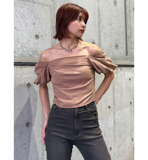 MURUA「ボリュームスリーブ2WAYブラウス」|シャツ・ブラウス|