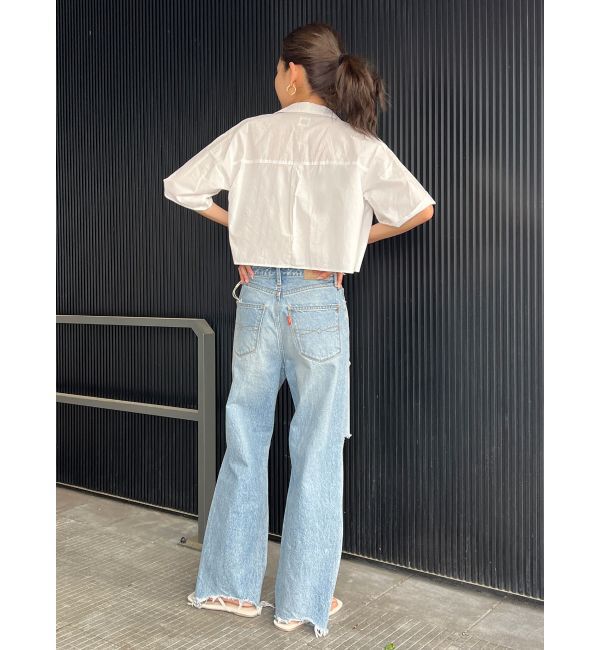 Ungrid「シアービックハーフスリーブシャツ」|シャツ・ブラウス|