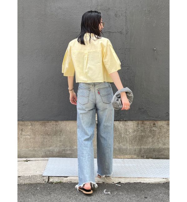 Ungrid「シアービックハーフスリーブシャツ」|シャツ・ブラウス|