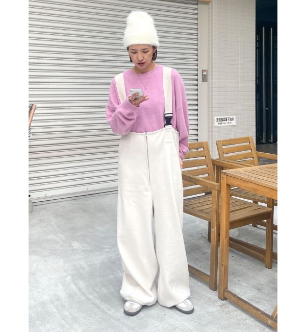 Ungrid「フリースオーバーオール」|その他|