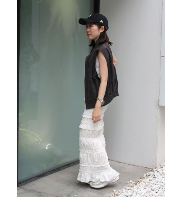 Ungrid「アイラインシャーリングスカート」|スカート|