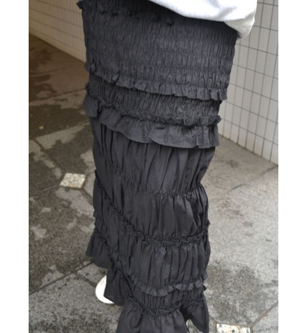 Ungrid「アイラインシャーリングスカート」|スカート|