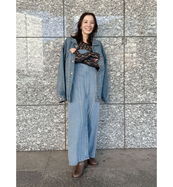 Ungrid「デニムベアワンピース」|ワンピース|