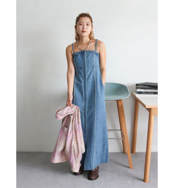 Ungrid「デニムベアワンピース」|ワンピース|