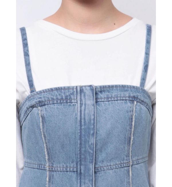 Ungrid「デニムベアワンピース」|ワンピース|