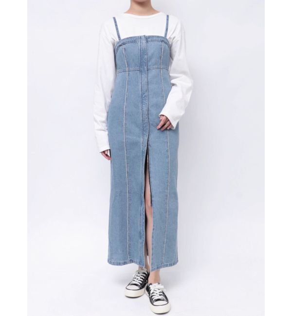 Ungrid「デニムベアワンピース」|ワンピース|