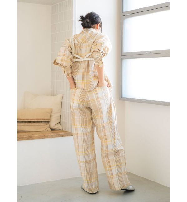 Ungrid「シアーエンブロイダリービスチェ」|シャツ・ブラウス|