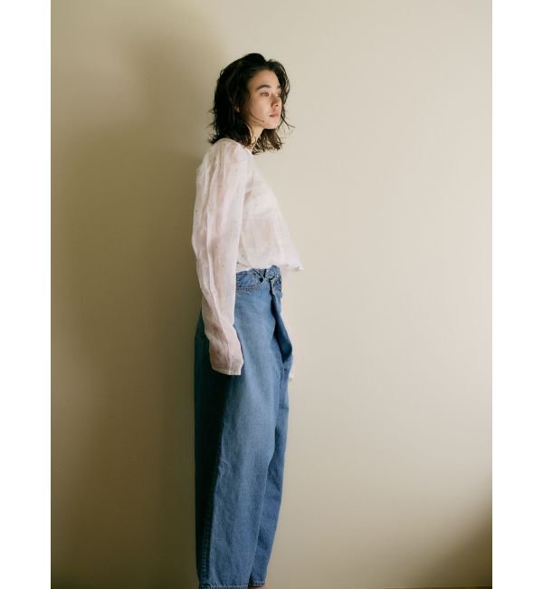 Ungrid「コットンオーガンジー2Wayブラウス」|シャツ・ブラウス|