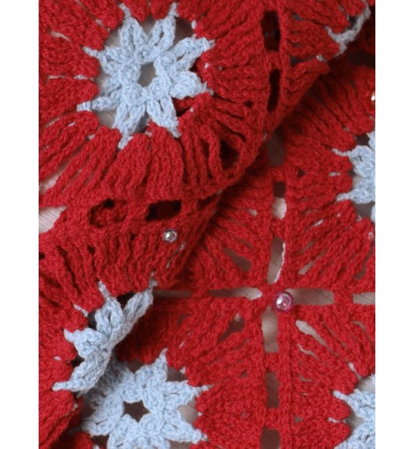 Ungrid「ビーズコンビニットカーデ」|カーディガン|