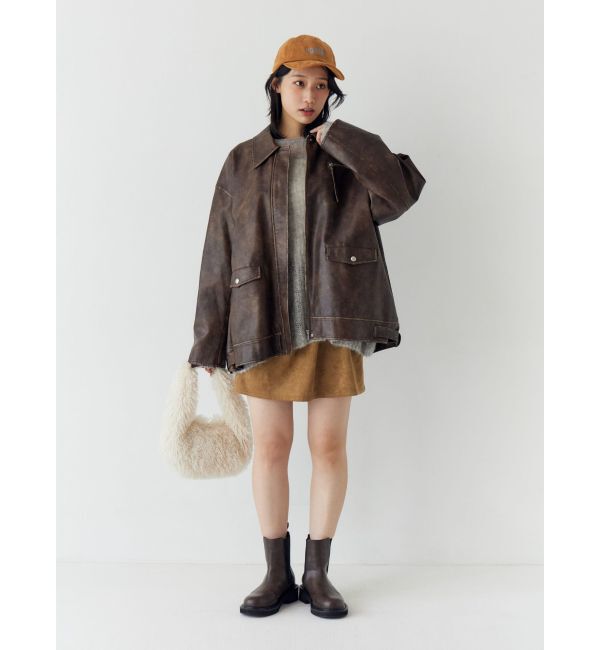 Ungrid「フェイクスウェードミニスカート」|スカート|