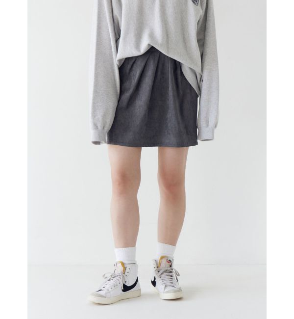 Ungrid「フェイクスウェードミニスカート」|スカート|