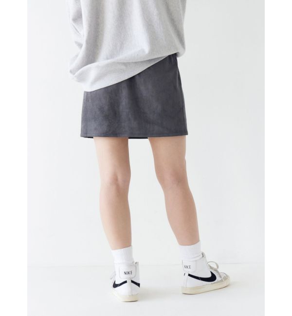 Ungrid「フェイクスウェードミニスカート」|スカート|