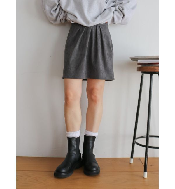 Ungrid「フェイクスウェードミニスカート」|スカート|