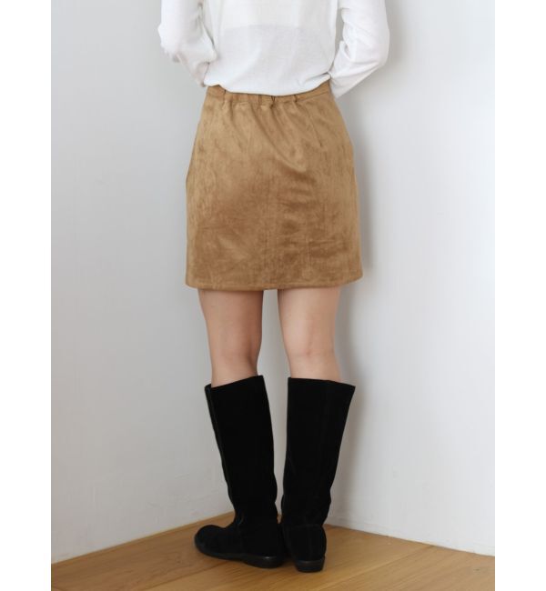 Ungrid「フェイクスウェードミニスカート」|スカート|