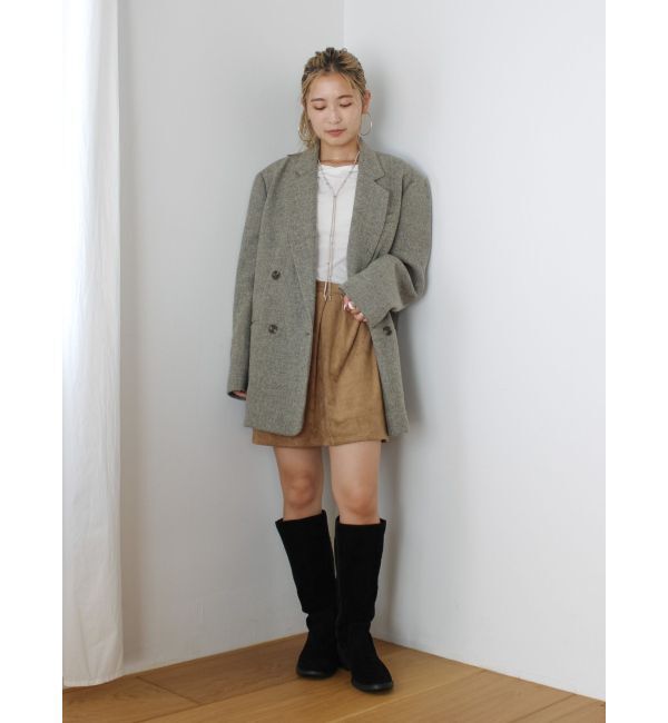 Ungrid「フェイクスウェードミニスカート」|スカート|