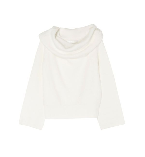 LAGUNAMOON「オフショルフレアスリーブニットプルオーバー」|ニット・セーター|