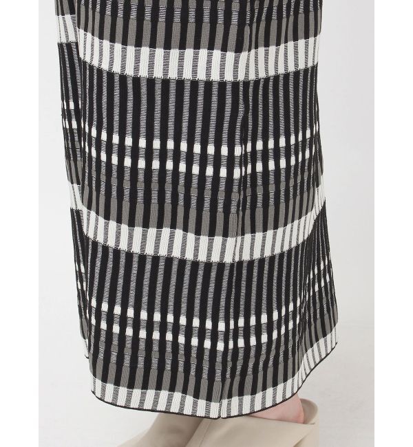 LAGUNAMOON「2WAYチェックニットワンピース」|ワンピース|