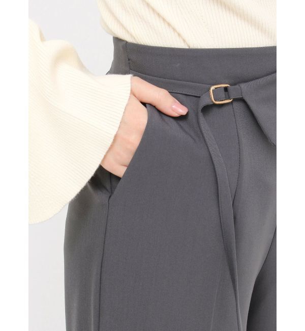 LAGUNAMOON「ウエストアシンメトリーラペルパンツ」|その他|