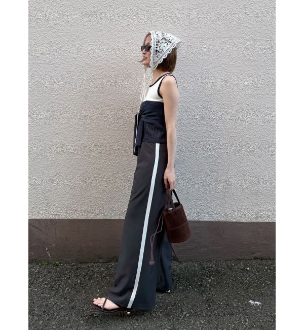 LAGUNAMOON「ニットレース刺繍スカーフ」|バンダナ・スカーフ|