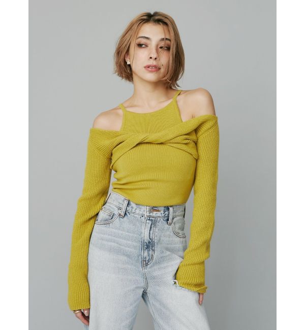 EVRIS「マルチウェイオフショルニットトップス」|ニット・セーター|