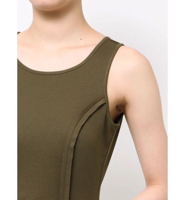 EVRIS「アシンメトリージップタンクワンピース」|ワンピース|