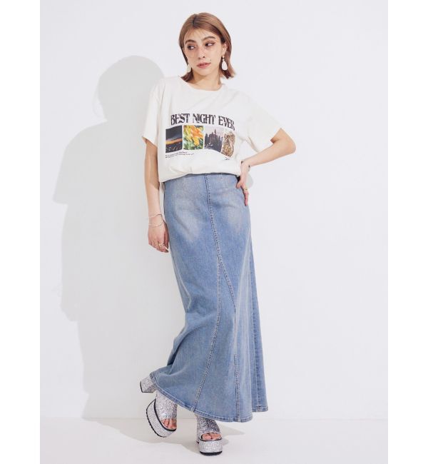 EVRIS「フロントフォトBIG Tシャツ」|Tシャツ・カットソー|