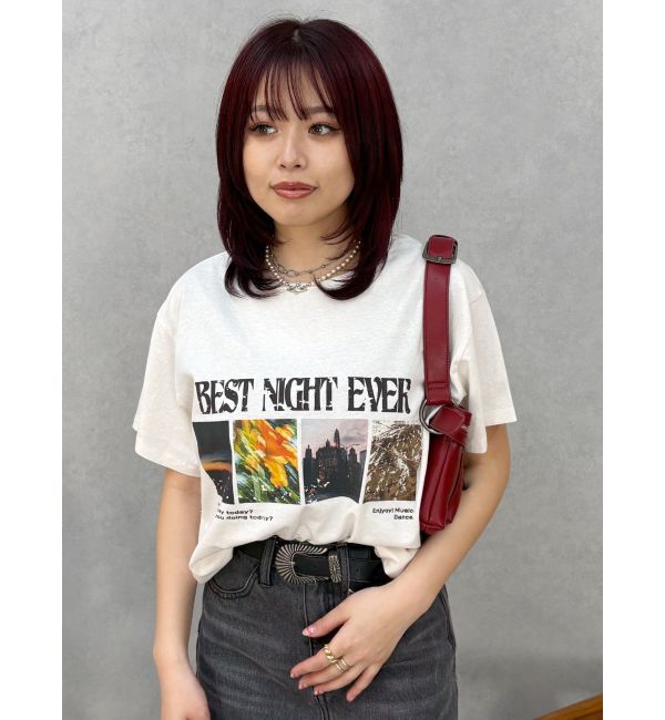 EVRIS「フロントフォトBIG Tシャツ」|Tシャツ・カットソー|