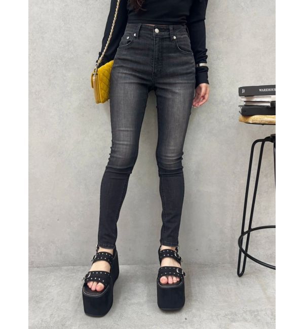 EVRIS「ヴィンテージライクストレッチスキニーデニムパンツ」|デニム|