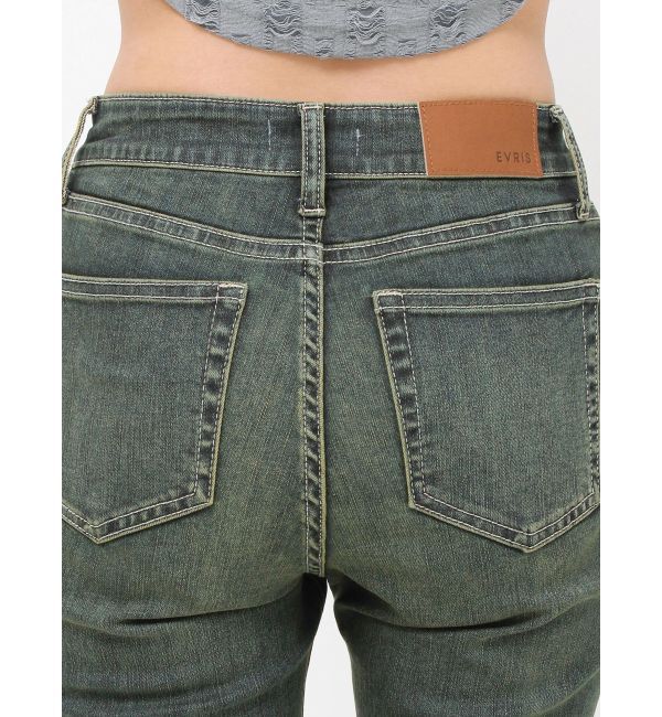EVRIS「ヴィンテージライクストレッチスキニーデニムパンツ」|デニム|