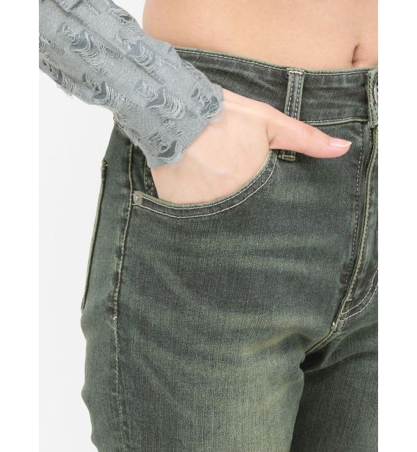 EVRIS「ヴィンテージライクストレッチスキニーデニムパンツ」|デニム|