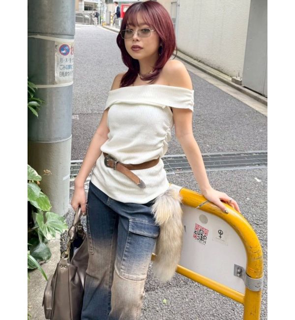 EVRIS「BIGフェイクファーしっぽチャーム」|チャーム・キーホルダー|