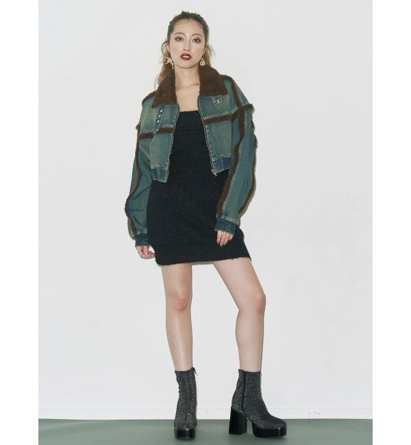 EVRIS「ワンポイントアンサンブルニットワンピース」|ワンピース|