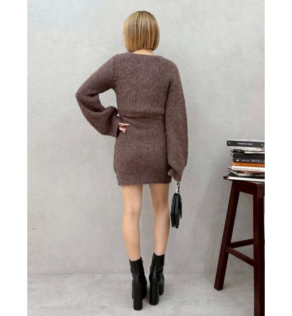 EVRIS「ワンポイントアンサンブルニットワンピース」|ワンピース|