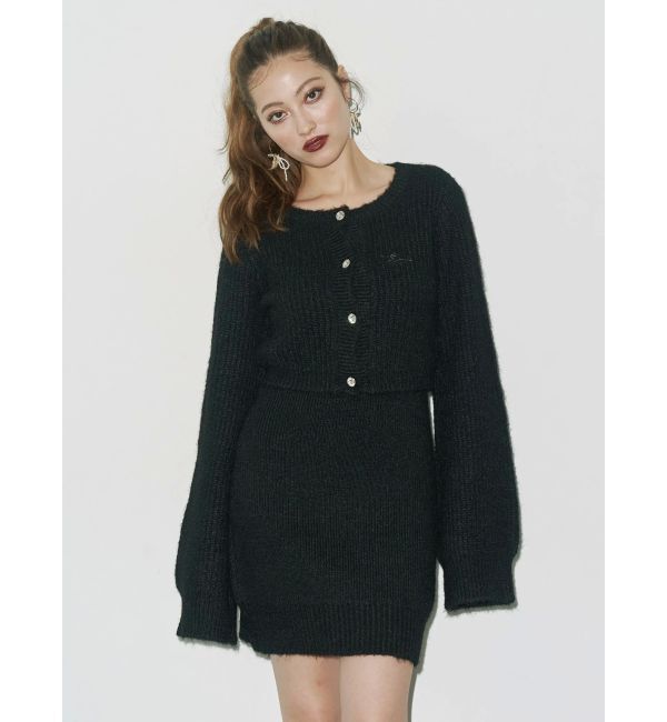 EVRIS「ワンポイントアンサンブルニットワンピース」|ワンピース|
